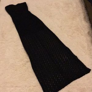 Black knit Maxi dress